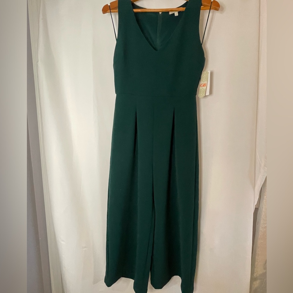 Green capri romper